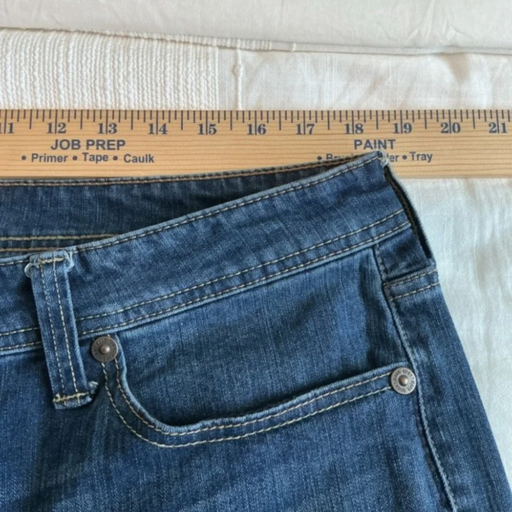 Seven7 Mens Medium Wash Blue Straight‎ Fit Cotton Stretch Pocket Jeans 38x32(30)
